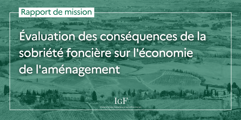 Évaluation des conséquences de la sobriété foncière sur l'économie de l'aménagement